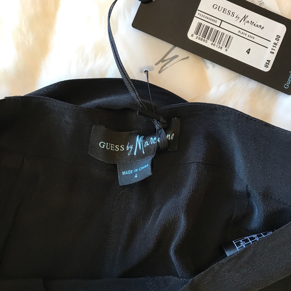 Guess Black Silk Shorts - Picture 3 of 8